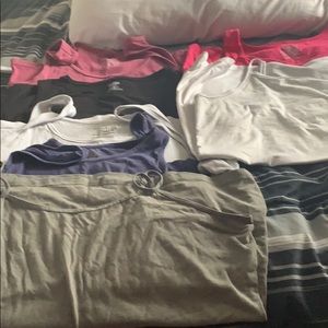 Different colors tank tops